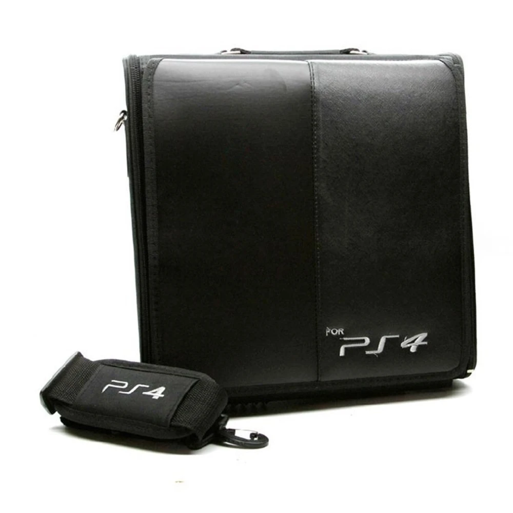 Bolsa de transporte para PlayStation 4 con compartimentos para cables y mandos