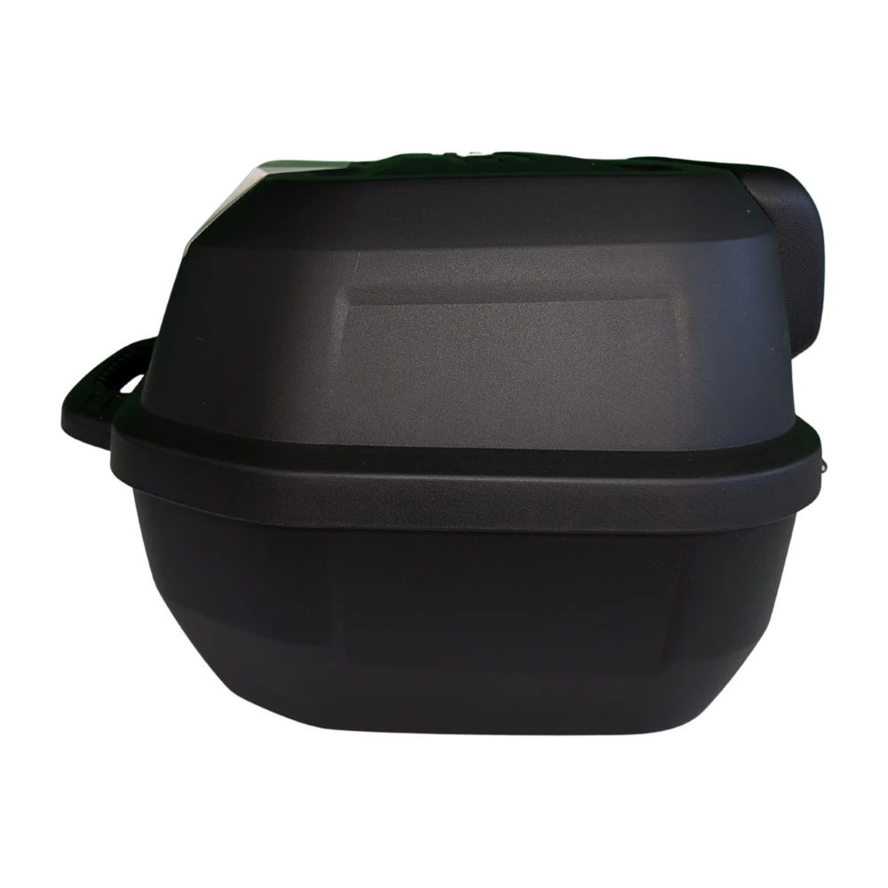 Motoristični kovček za čelado 47L - univerzalni top case s ključavnico in naslonom