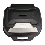 Motoristični kovček za čelado 47L - univerzalni top case s ključavnico in naslonom