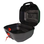 Motoristični kovček za čelado 47L - univerzalni top case s ključavnico in naslonom