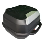 Baúl moto grande capacidad 47L con inserciones reflectantes