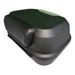 Motoristični kovček za čelado 47L - univerzalni top case s ključavnico in naslonom