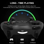 Bela brezžična združljiva PS4 igralna palica DoubleShock 4