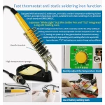 Točkovni varilni aparat Sunkko 709AD+ 220V s spajkalnikom za 18650 baterije