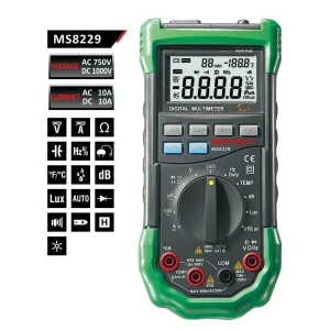 Mastech MS8229 5-v-1 multimeter: natančno in večnamensko merjenje