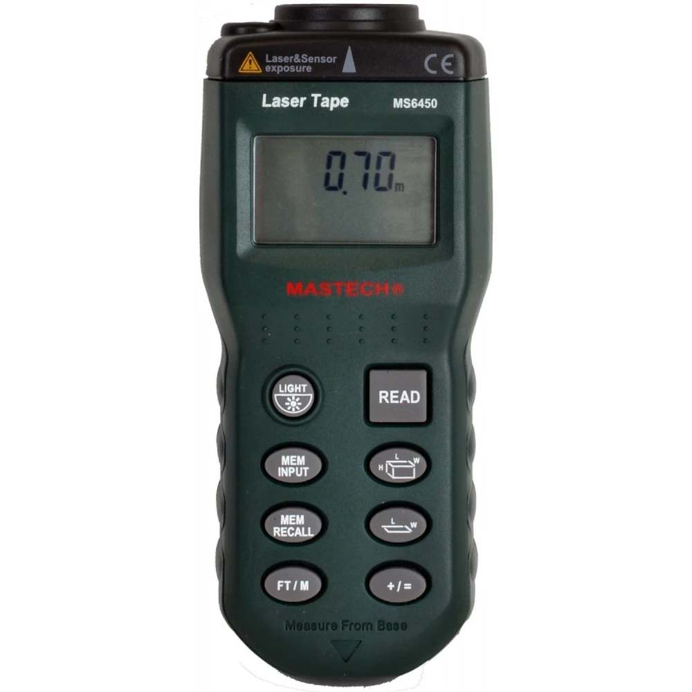 Ultrazvočni merilnik razdalje Mastech MS6450 z laserskim kazalnikom
