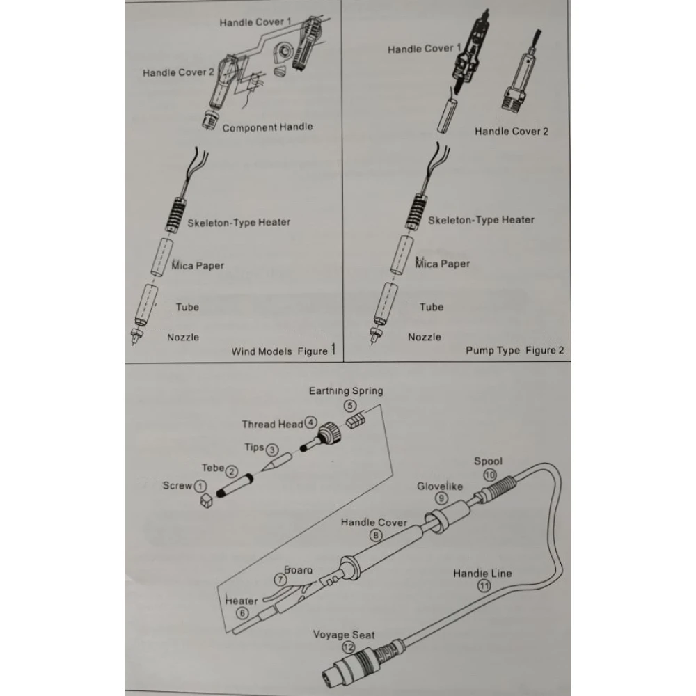 Mlink H7 3-v-1 spajkalna postaja z vročim zrakom in DC napajanjem