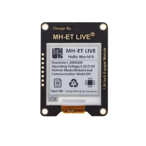 1,54-palčni e-papirni modul z vmesnikom SPI za Raspberry, Arduino in STM32