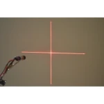 Rdeči laserski modul križni fokus 5mW 3V-5V za elektronske meritve