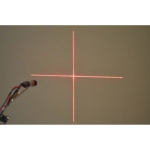 Rdeči laserski modul križni fokus 5mW 3V-5V za elektronske meritve