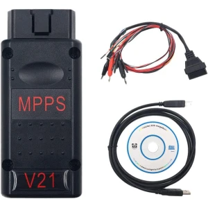 Mpps V21 ECU orodje za čip tuning Main + Tricore + Multiboot s kablom