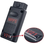 Conexión del cable OBD2 en Mpps V21 herramienta de ajuste de chips