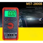 MST-2800B digitalni multimeter z veliko LCD zaslonom za avtomobilizem