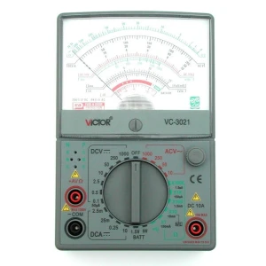 Analogni multimeter Victor VC3021: zanesljiv in natančen merilni instrument