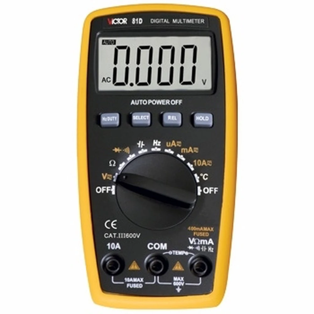 Digitalni multimeter z avtomatskim območjem Victor 81D
