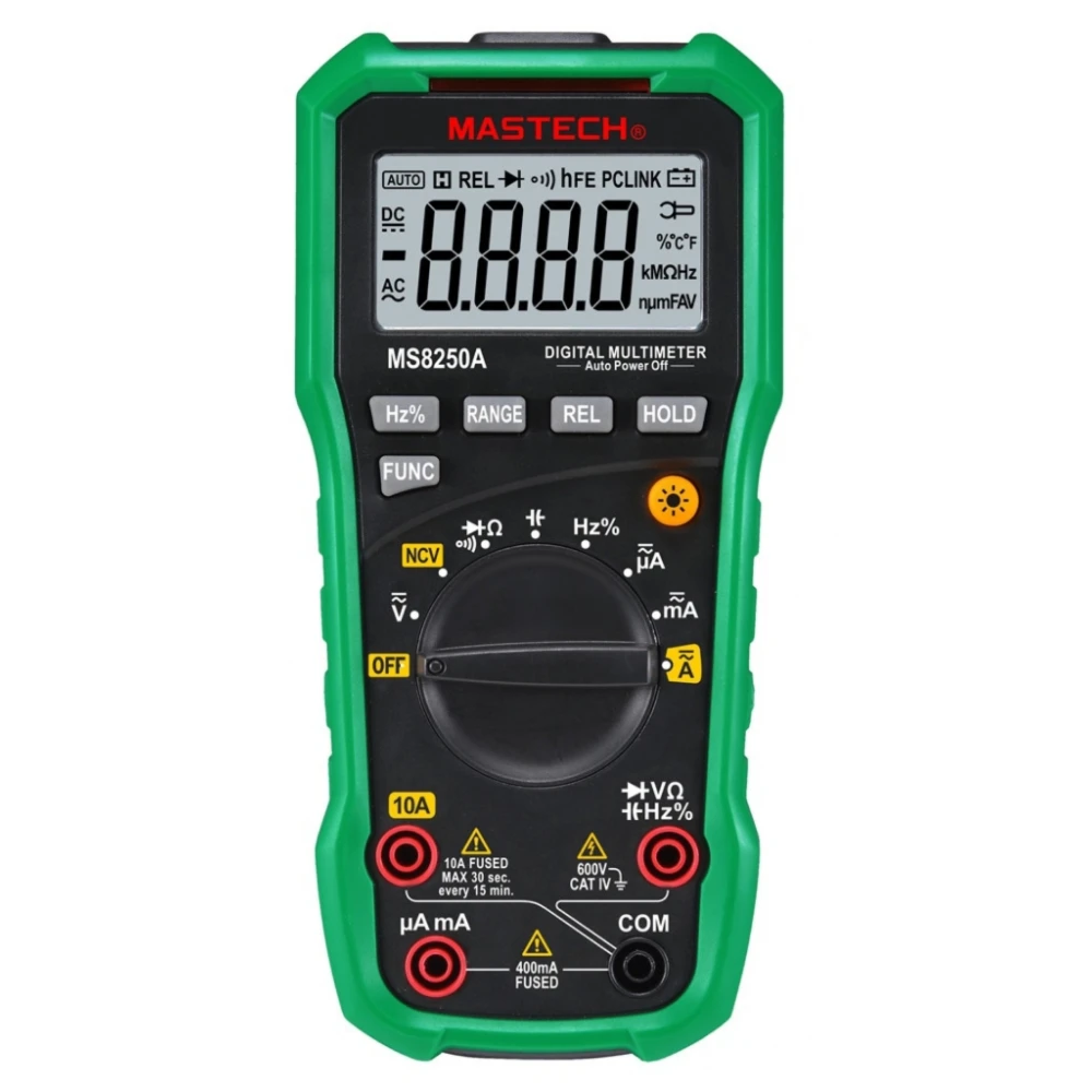 Digitalni multimeter Mastech MS8250A z brezkontaktnim detektorjem napetosti