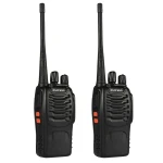 2-pack walkie talkie Baofeng BF-888S UHF 5W s slušalko