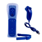 Komplet Wii Remote Motion Plus + Nunchuck za Wii, modra