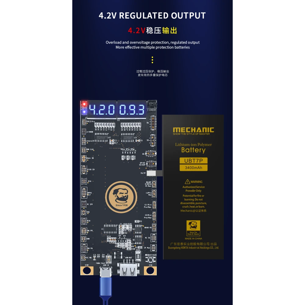 Mechanic BA27 plošča za aktivacijo baterije za iPhone in Android