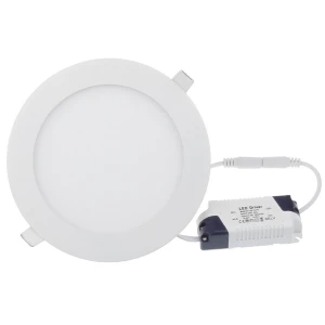 Okrogla LED plošča 24W hladna bela SuperSlim 6000K Downlight LED