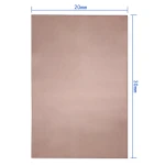 Enostranska PCB bakrena plošča 20x30cm iz FR4 steklenih vlaken za DIY