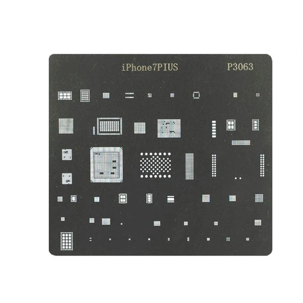 IC stencil plošča iPhone 7plus - BGA šablona za popravilo in spajkanje