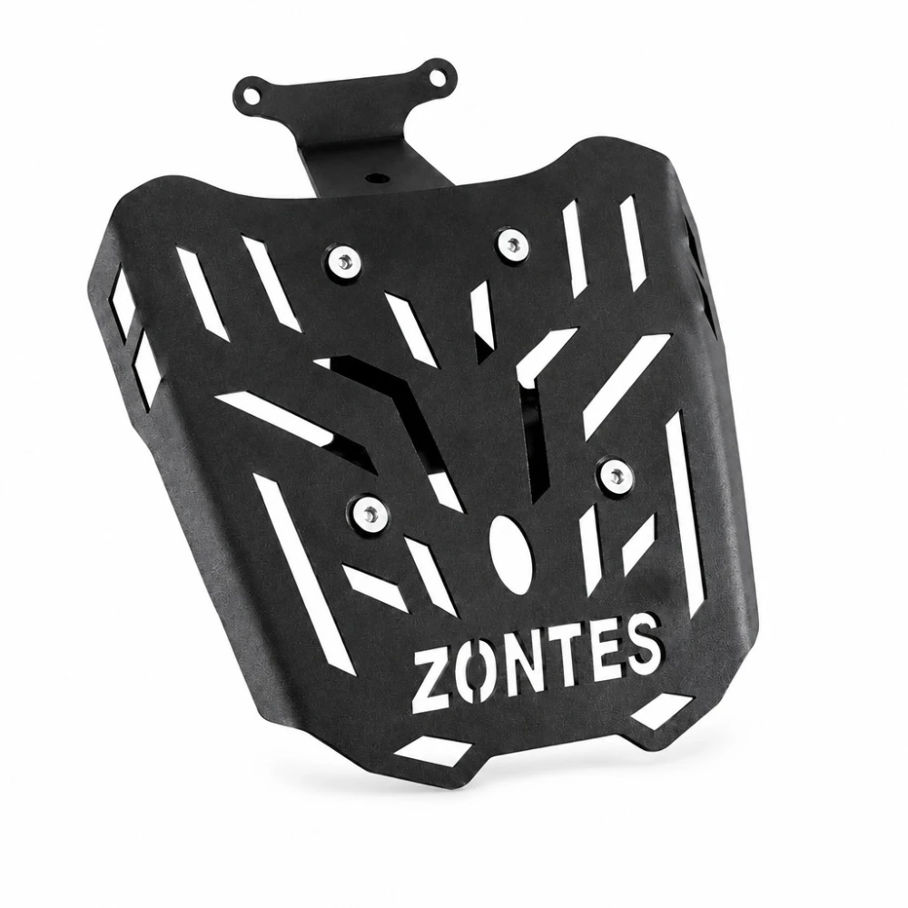 Zadnji Prtljažnik Zontes 150X / 125X — Železna Nosilna Rešetka 4 mm, Črna