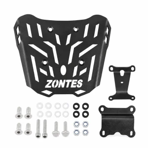 Zadnji Prtljažnik Zontes 150X / 125X — Železna Nosilna Rešetka 4 mm, Črna