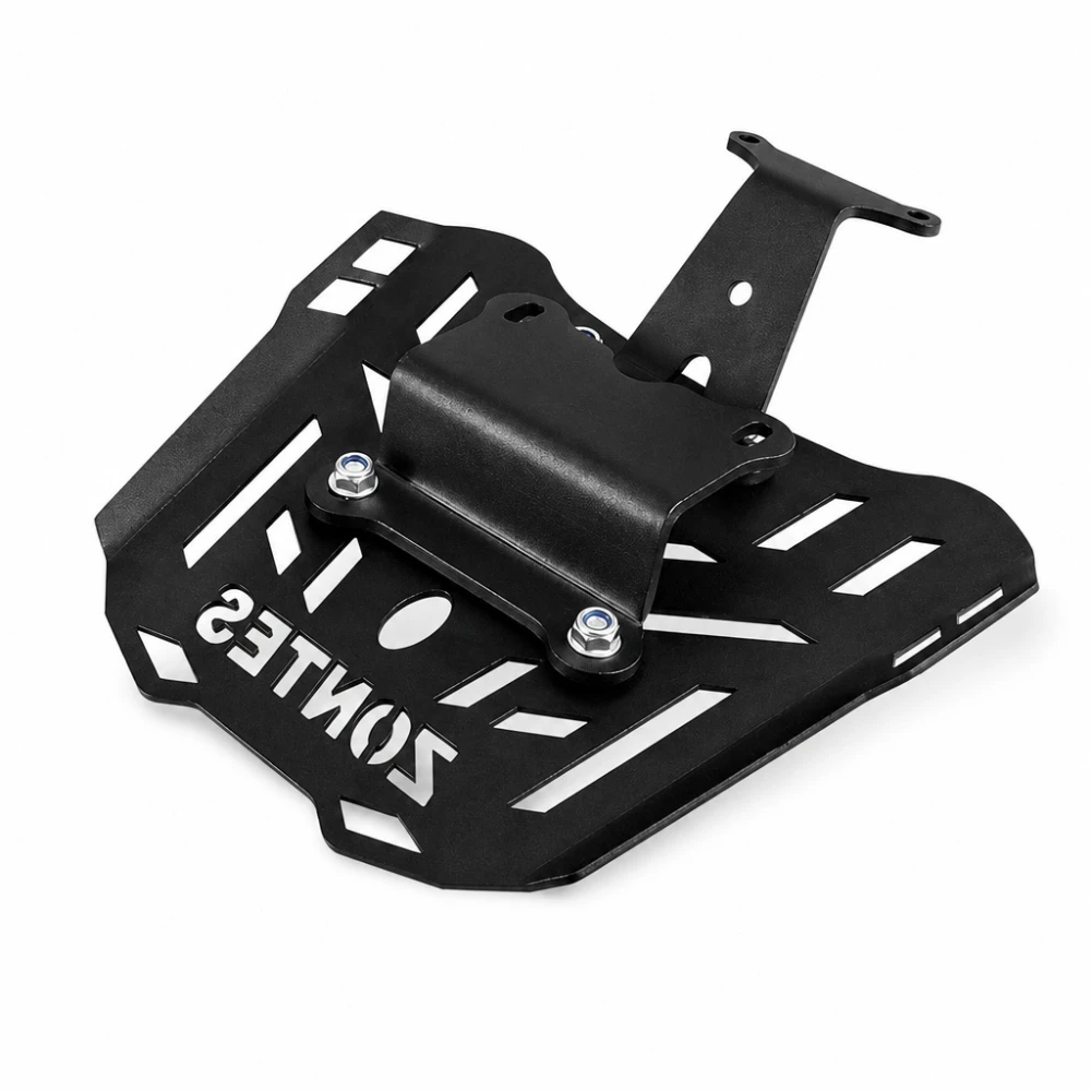 Zadnji Prtljažnik Zontes 150X / 125X — Železna Nosilna Rešetka 4 mm, Črna