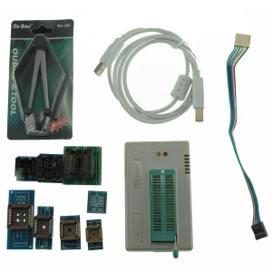 Univerzalni USB programator Minipro TL866A z ICSP in 5 podnožji za mikrokontrolerje