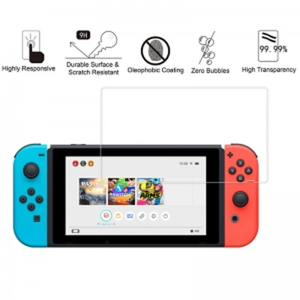 Kaljeno steklo za Nintendo Switch z največjo zaščito