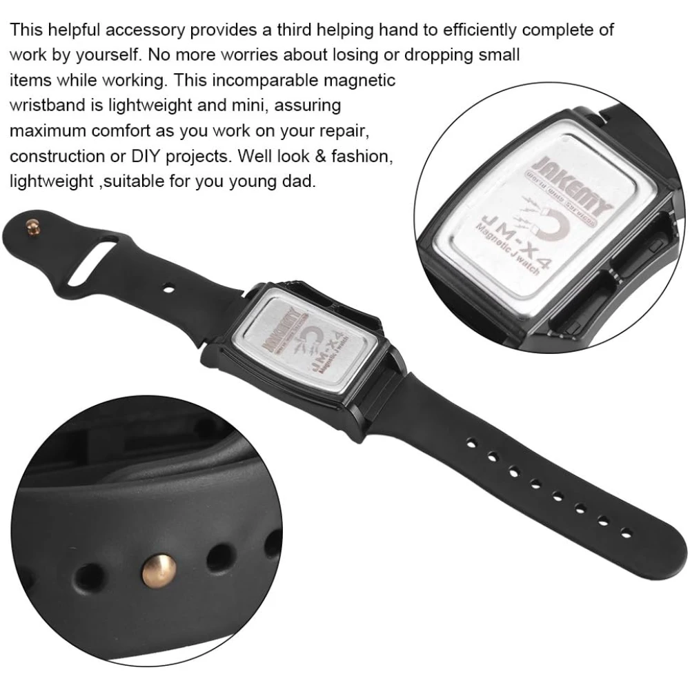 Pulsera magnética JM-X4 usada en reparación electrónica