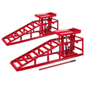 Hidravlična rampa za avto 2 t - profesionalna nastavljiva dvigalka