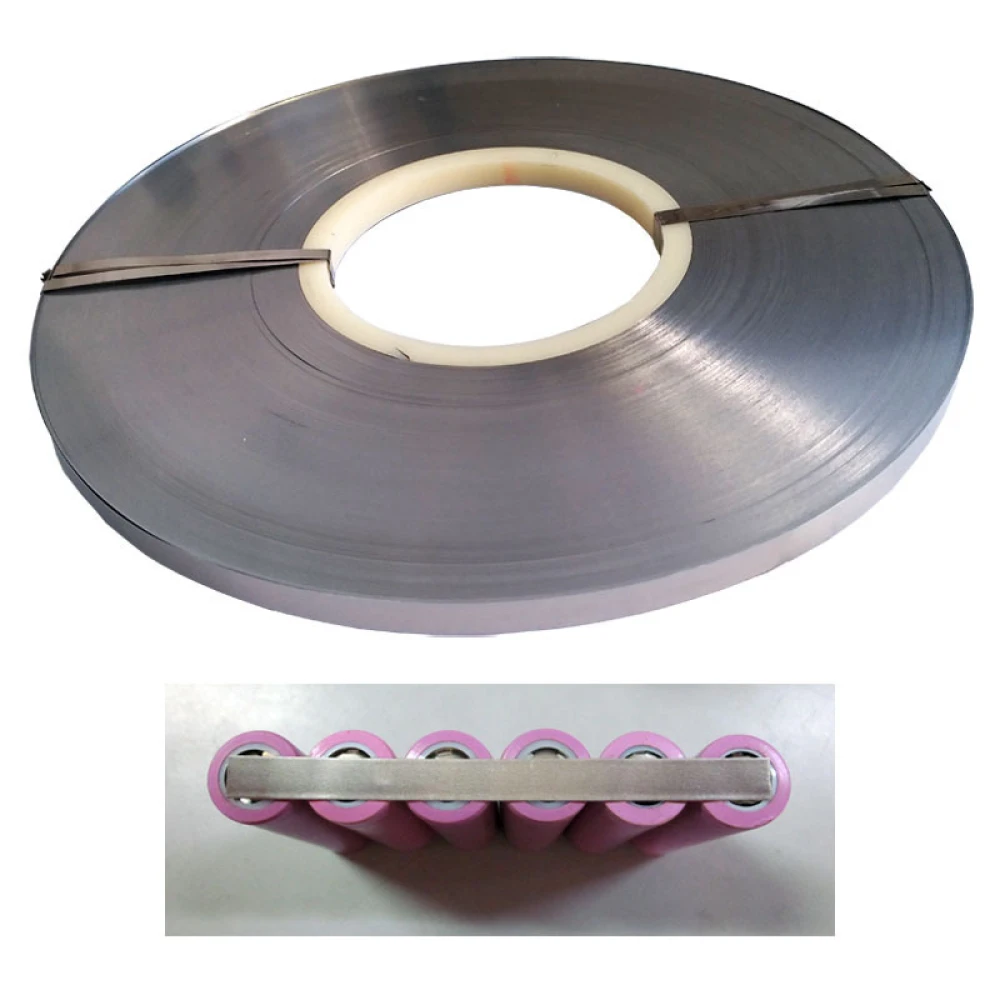Jeklena trak 0,1mmx5mm 1kg za varjenje baterij 18650 Sunkko