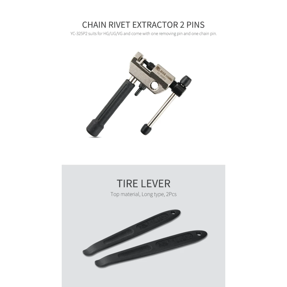 18-v-1 set orodij za kolo Bikehand - večnamenski komplet