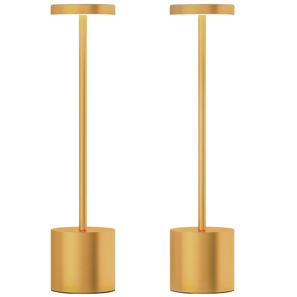 Set prenosnih LED namiznih svetilk na polnjenje z 3 nastavljivimi barvami