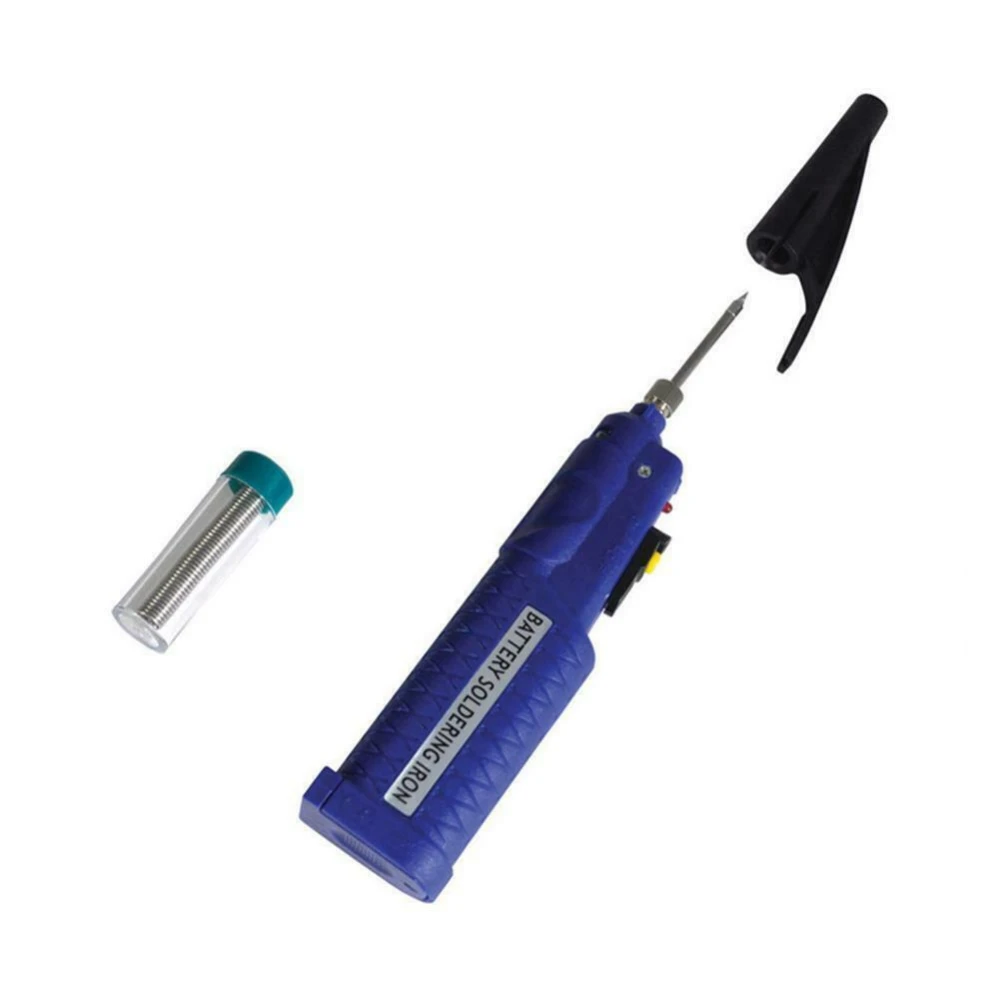 Detalle de la punta fina reemplazable del soldador inalámbrico satkit