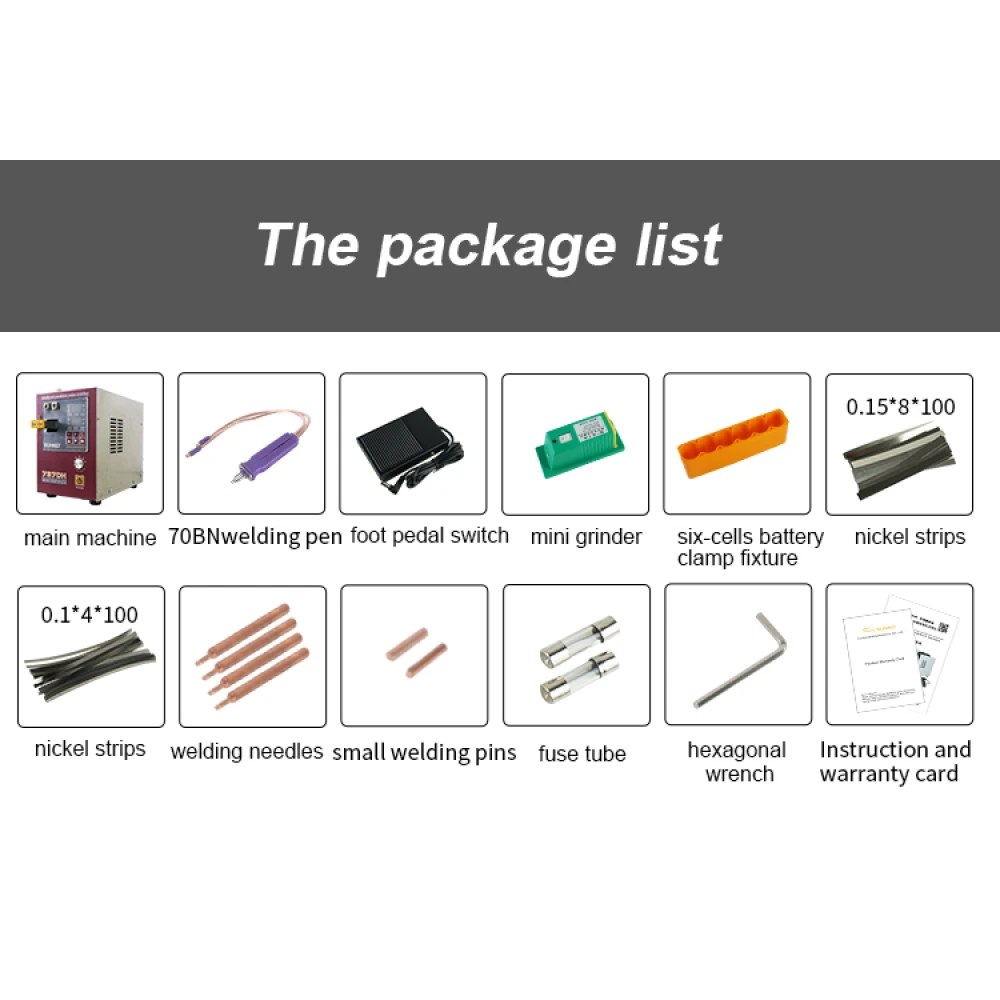 Točkovni varilnik Sunkko 737DH za izdelavo baterij 18650 14500 21700