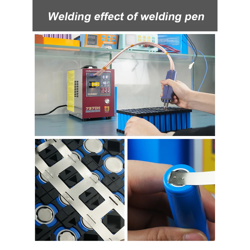Točkovni varilnik Sunkko 737DH za izdelavo baterij 18650 14500 21700