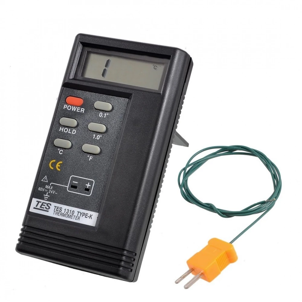 Digitalna temperaturna sonda TES-1310 z razponom od -50º do +1300ºC za industrijsko uporabo