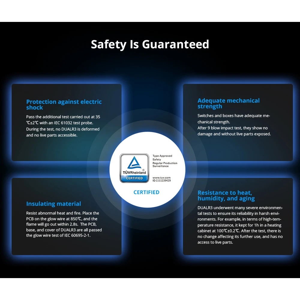 SONOFF DUAL R3 pametno dvojno stikalo z merjenjem porabe