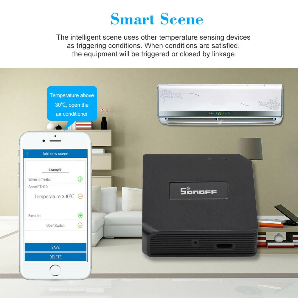 Sonoff RF Bridge 433MHz WiFi brezžični most za Alexa in Google Home