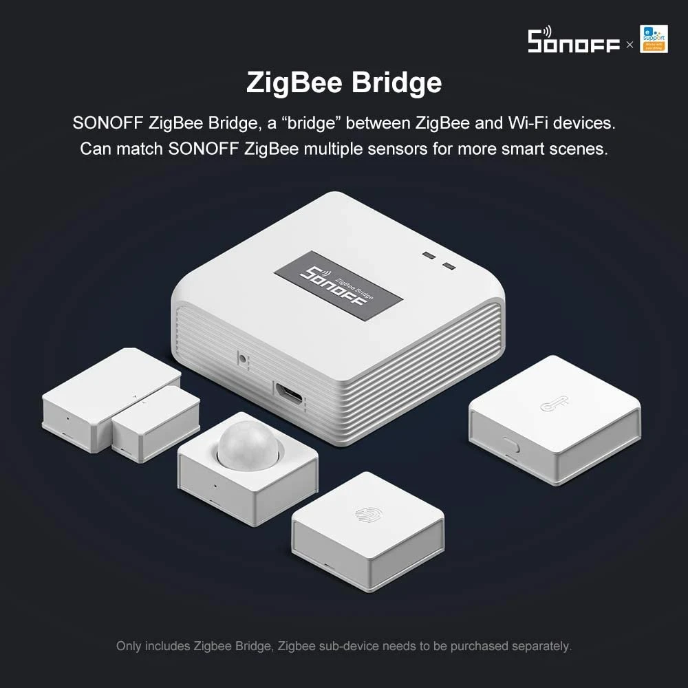 SONOFF ZBBridge con conexiones inalámbricas WiFi y Zigbee 3.0
