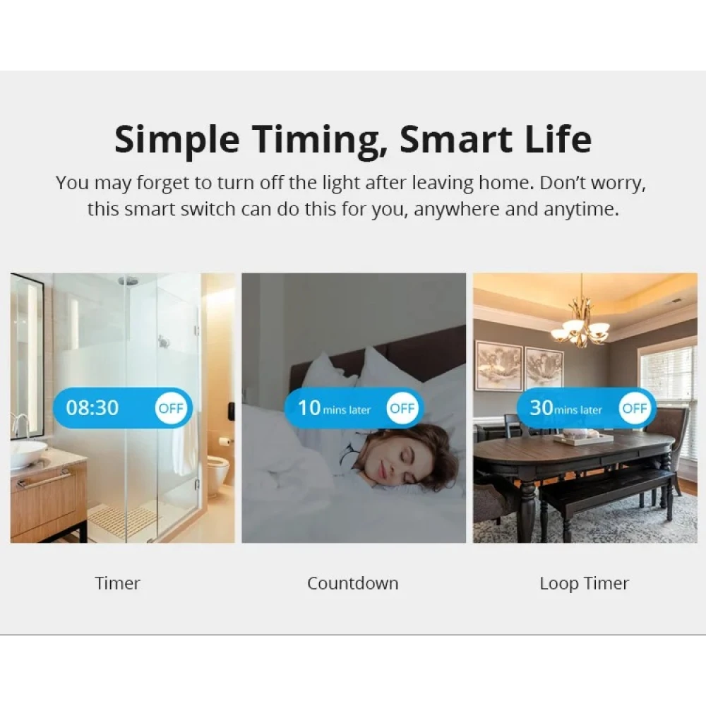 SONOFF ZBMINI ZigBee pametno mini stikalo za 2-vodno upravljanje luči