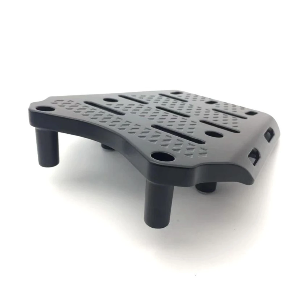 Detalle del soporte parrilla trasera Honda PCX150 en color negro