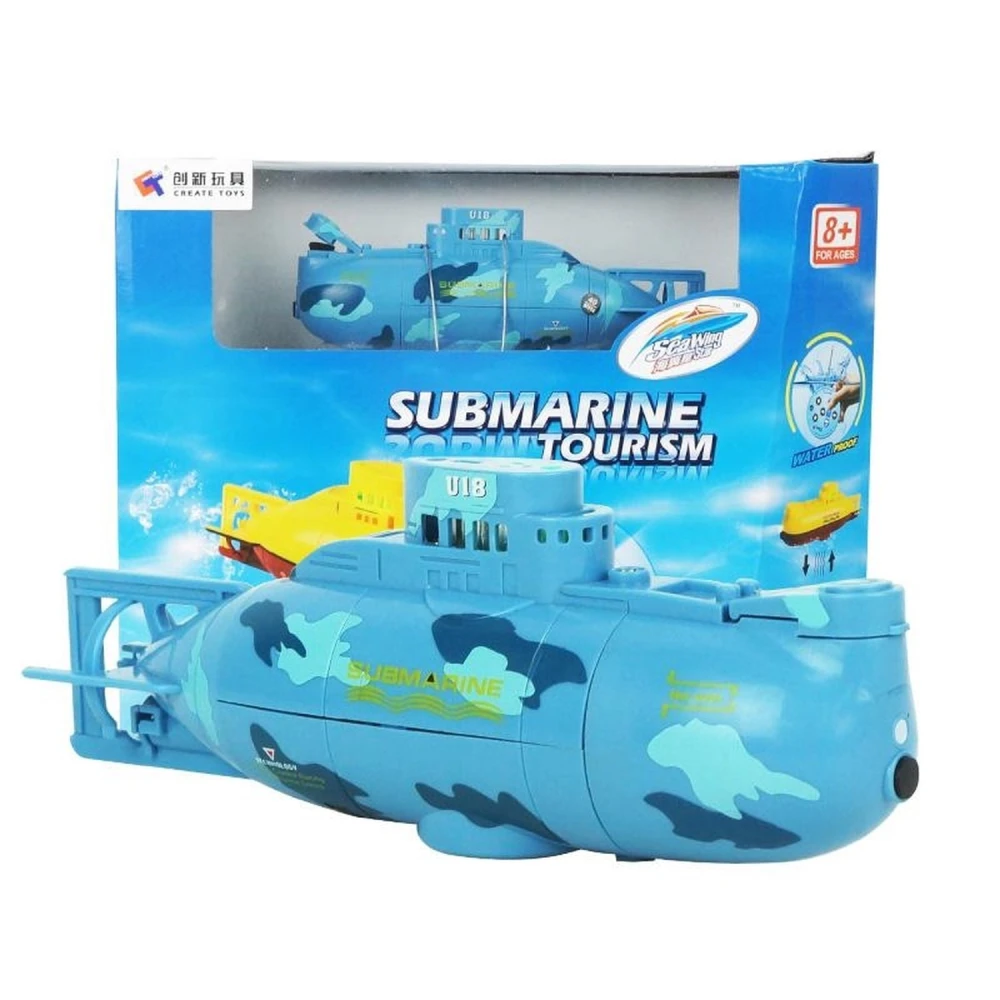 RC mini podmornica 3 kanali - Rc Micro Submarine modra Satkit