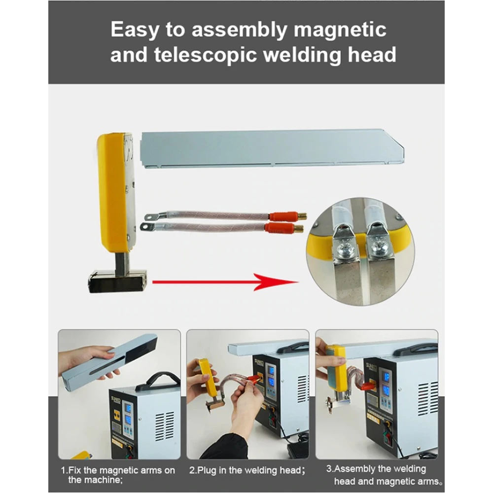 SUNKKO 738AL: točkovni varilni stroj za litijeve baterije 18650