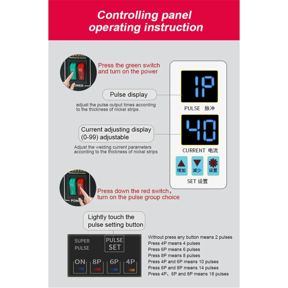 SUNKKO 738AL: točkovni varilni stroj za litijeve baterije 18650
