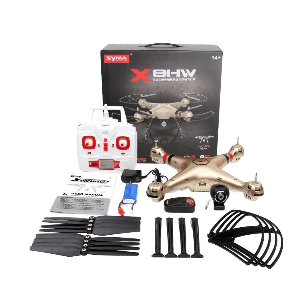 Syma X8hw dron quadcopter FPV s kamero WiFi HD v živo