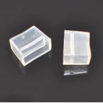 Prozoren PVC končni čep za LED trak 220V AC 14mm